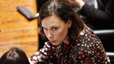 Utrikeshandels- och utvecklingsminister Anne-Mari Virolainen (saml.) 