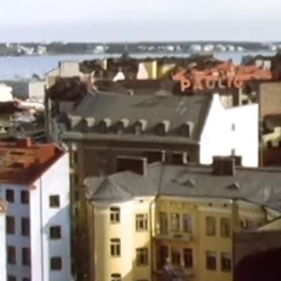 Maisemakuva Helsingin Katajanokalta (1980)