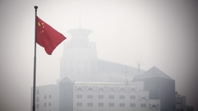 Tung smog över Peking