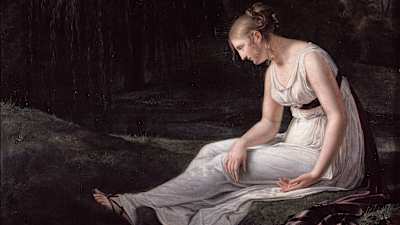 Charpentier, Constance Marie - Melancholy 1801. Yksityiskohta.