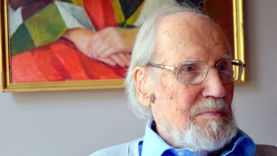 Konstnär Åke Hellman, 100 år