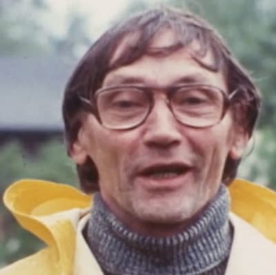 Näyttelijä Martti Kainulainen Lauritsalassa vuonna 1976.