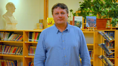 Rektor Fredrik Sundell i Gerby skola