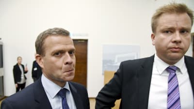 Petteri Orpo (t.v.) och Antti Kaikkonen
