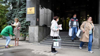  Mobila valurnor i "Folkrepubliken Donetsk" (DNR) i  östra Ukraina. 