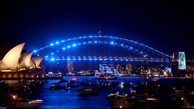 ljusshow i australien