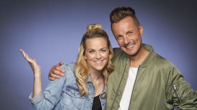 Anna-Karin Siegfrids och Jontti Granbacka programledare för MGP 2018