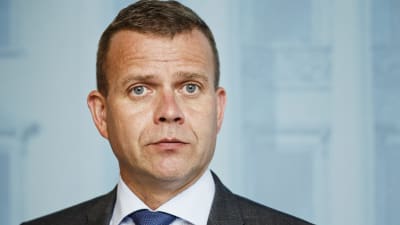 Finansminister Petteri Orpo (Saml) informerade om Finansministeriets budgetförslag vid en presskonferens den 9 augusti 2017.