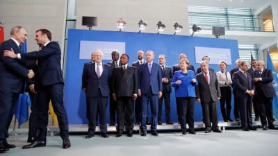 Världsledare samlades till möte i Berlin för att diskutera Libyen 19.1.202