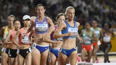 Camilla Richardsson löper i VM-finalen på 10 000 meter.