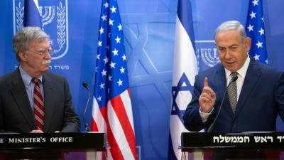 John Bolton och Benjamin Netnyahu