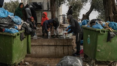 flyktingläger, moria, lesbos