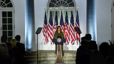Melania Trump håller tal under Republikanernas konvent 25.8.2020