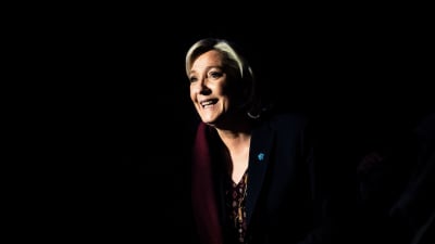 Marine Le Pen under partikongressen i Lyon 4.1.2017