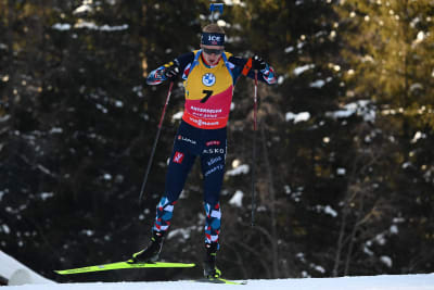 Johannes Thingnes Bö skidar.