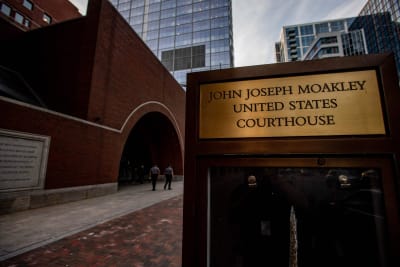 Domstolsbyggnaden  John Joseph Moakley United States Courthouse i Boston.