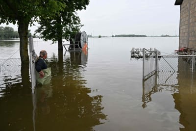 Översvämning i Italien.