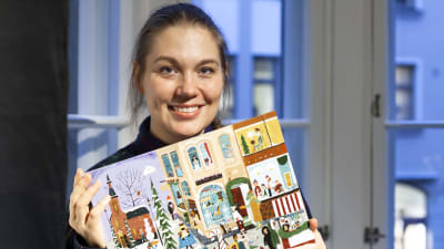 Sanna Mander har ritat BUU-klubbens julkalender 2020.