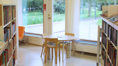 Barnavdelning på Tölö bibliotek