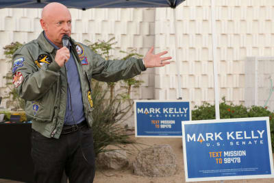 Sittande demokratiska senatorn Mark Kelly från Arizona