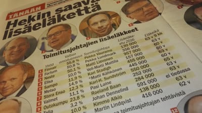 Uppslag i tidningen Iltasanomat den 9 augusti 2017