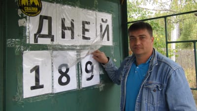 Efter nästan tvåhundra dagar av protester hotas Vjatjeslav Jegorov av fängelse.