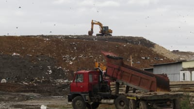 Varje dag kommer det 25 lastbilslass avfall från Moskva till Kolomna.