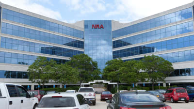 Nation Rifle Associations (NRA) högkvarter i Fairfax, Virginia.
