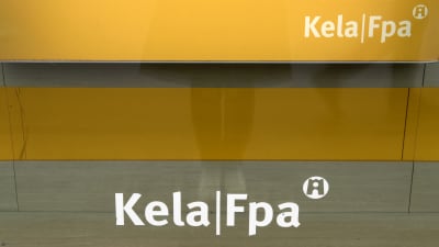 Kelan logo ikkunassa.