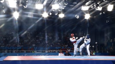 Taekwondo under europeiska spelen i Baku, juni 2015.