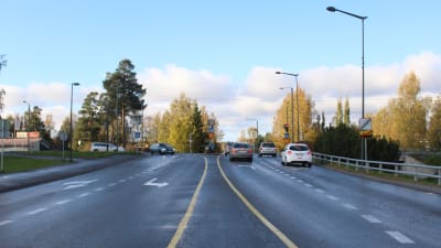 Trafikljusen i Smedsby centrum
