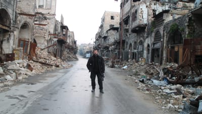 Rami Adham i sin gamla hemstad Aleppo.