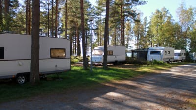 Campingområdet i Fäboda