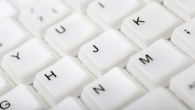 Några tangenter i ett tangentbord