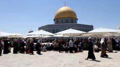 Aqsa-moskén i Jerusalem.