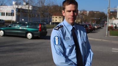Överkonstapel Mikael Appel vid polisinrättningen i Österbotten, Vasa