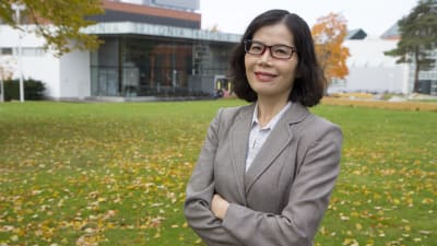 Selina Liang på Vasa universitet.