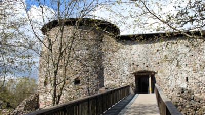 ingång till medeltida slott