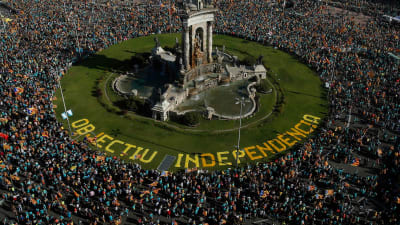 Demonstration i Barcelona 11.9.2019