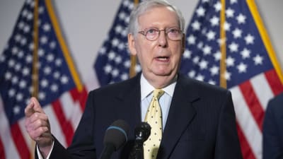 Senatens majoritetsledare Mitch McConnell