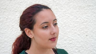 Den tunisiska feministaktivisten "Ghaya".
