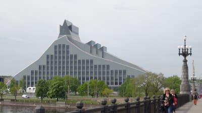 Lettlands nationalbibliotek i Riga