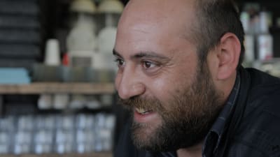 Den tunisiska lokalvalskandidaten Mohamed Raed Besbes från Monastir.
