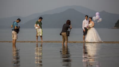 bröllopsfotografering i Kina