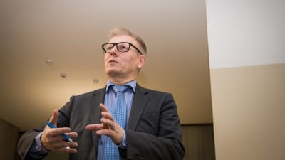 Kimmo Tiilikainen työ- ja elinkeinoministeriössä 4.1.2018.