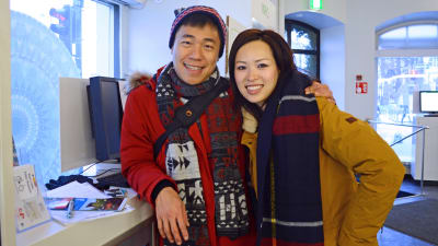 Bernard Chan och Cherry Leung.