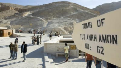 Farao Tuthankamons grav i Konungarnas dal i Egypten