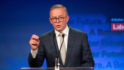 Anthony Albanese den 21 maj 2022.