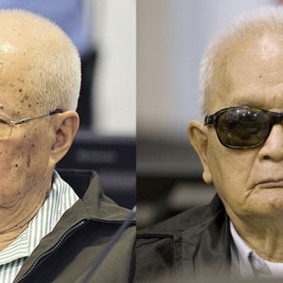 Tvåa av de Röda khmerernas ledare, Khieu Samphan och Nuon Chea, dömdes till livstids fängelse.