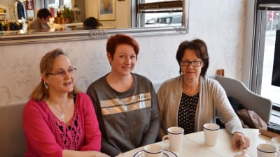Petra Biström, Kristiina Remes och Seija Lindblom